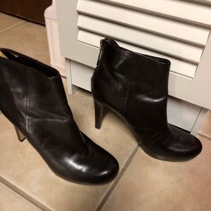 Franco Sarto Heel Ankle Boots (brown)